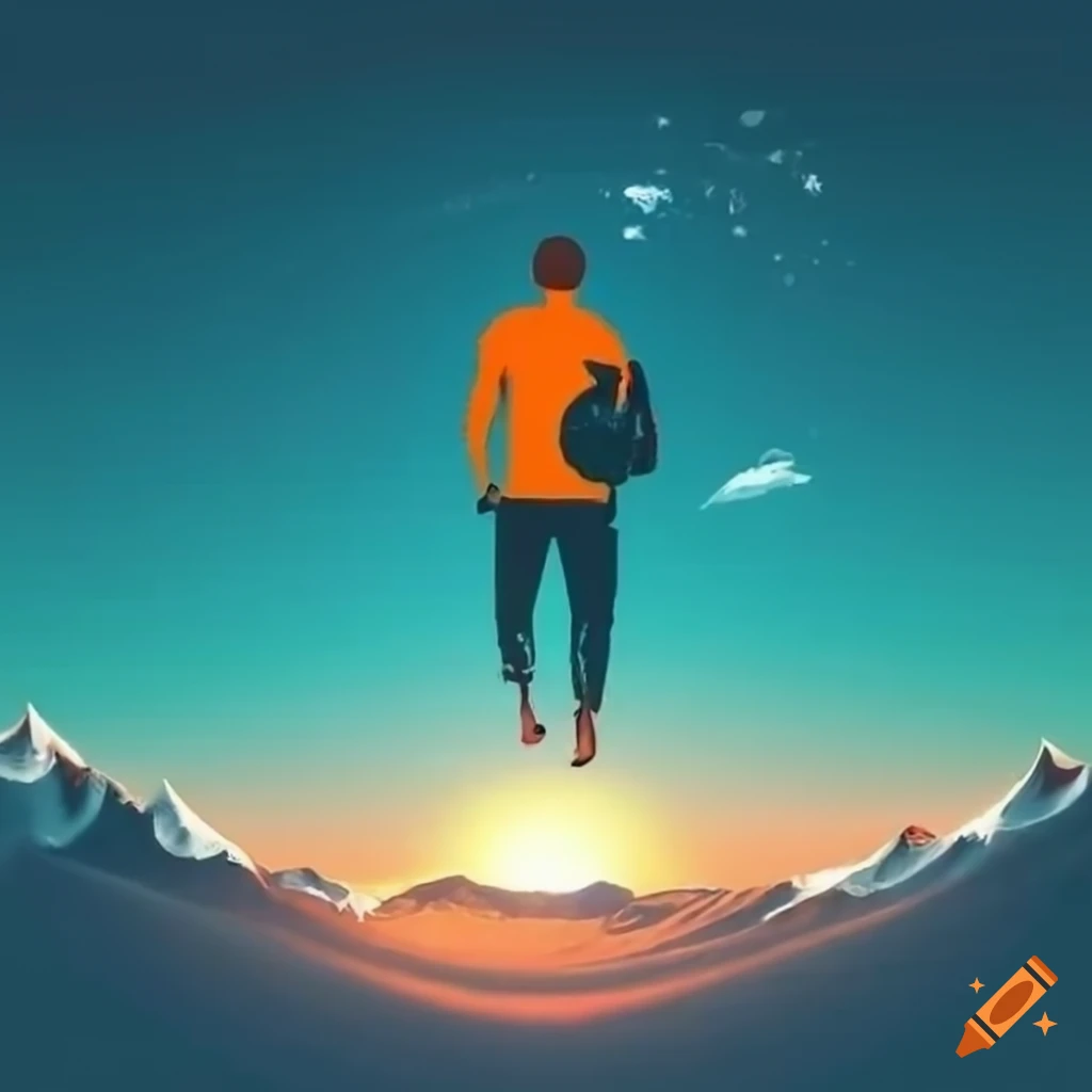 man-engaging-in-various-outdoor-activities-in-the-mountains-on-craiyon