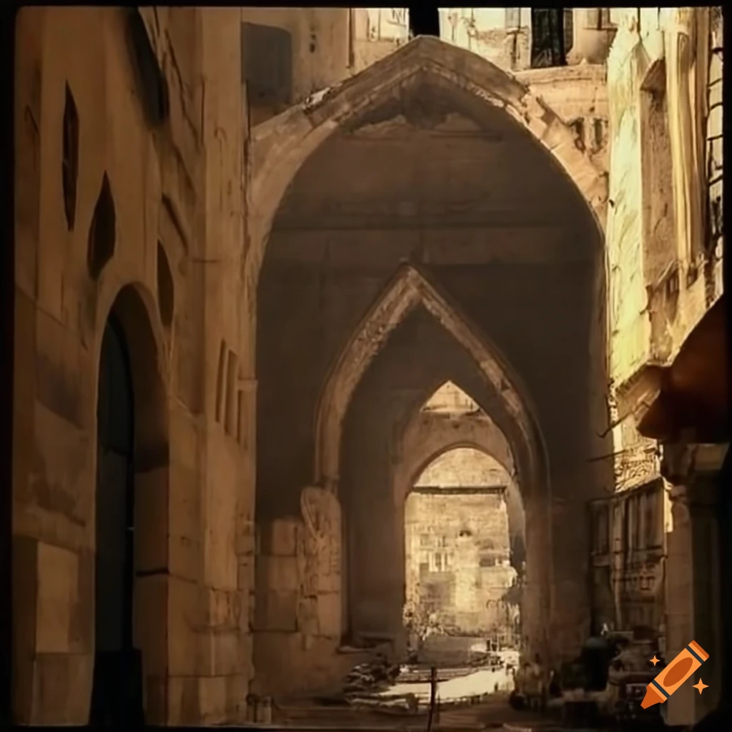 Cityscape of Aleppo, Syria