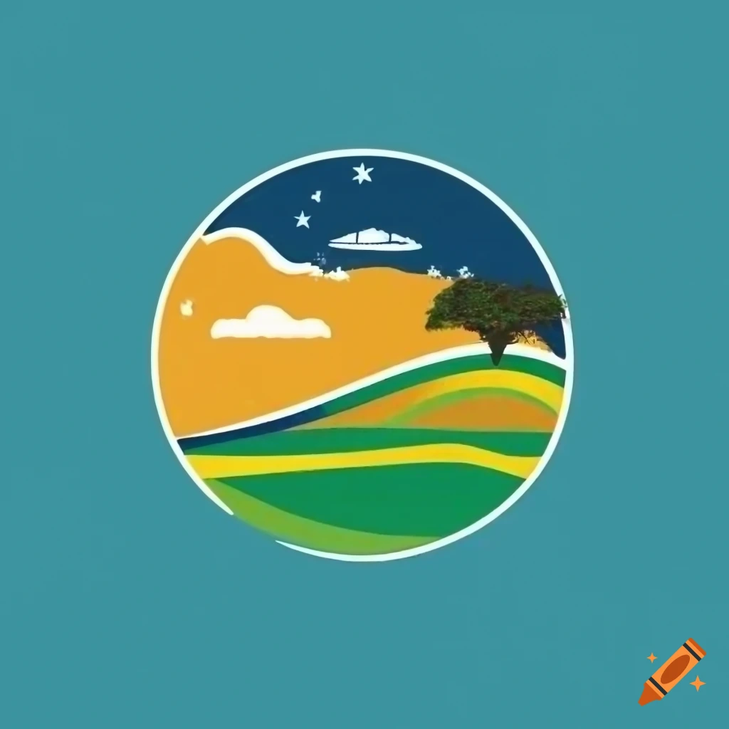 Brazilian landscape logo