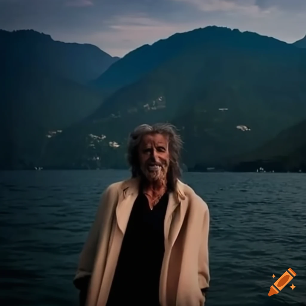 Adriano Pappalardo performing at Lake Iseo