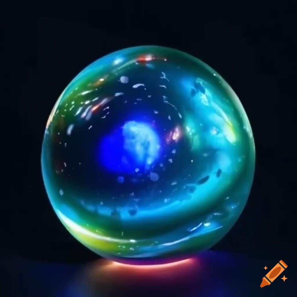 Dynamic sparkling marbles in a stunning galactic game