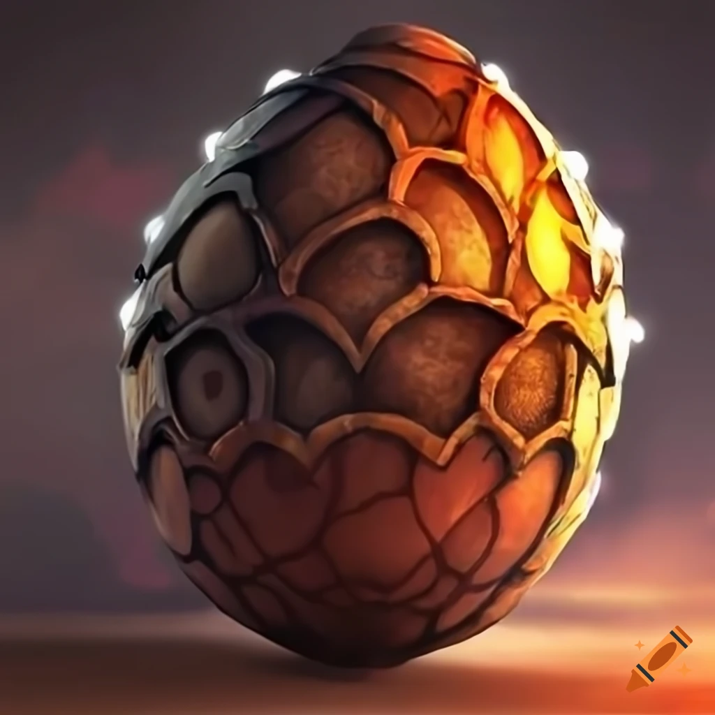 Fantasy armored eggs