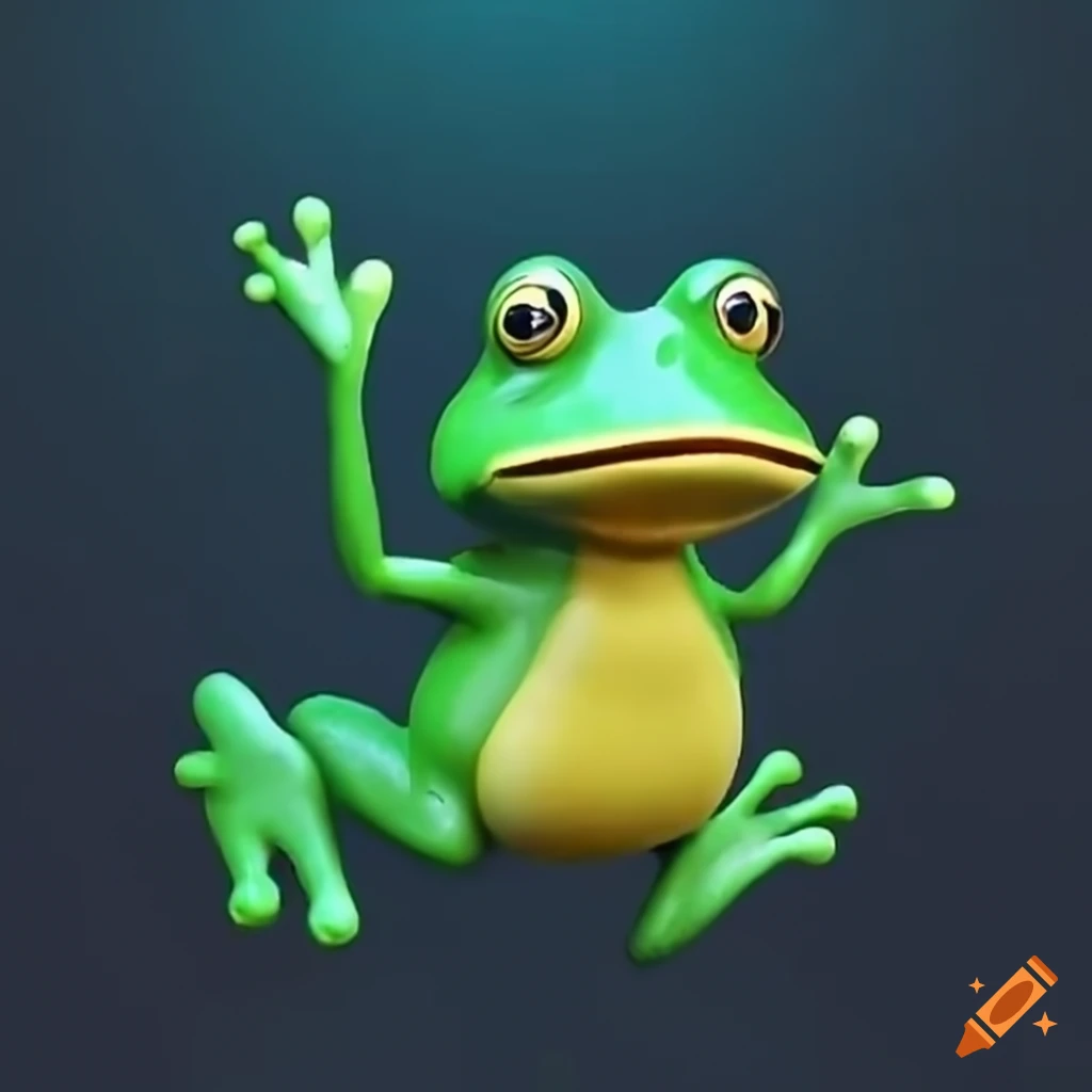 Dancing frog on Craiyon