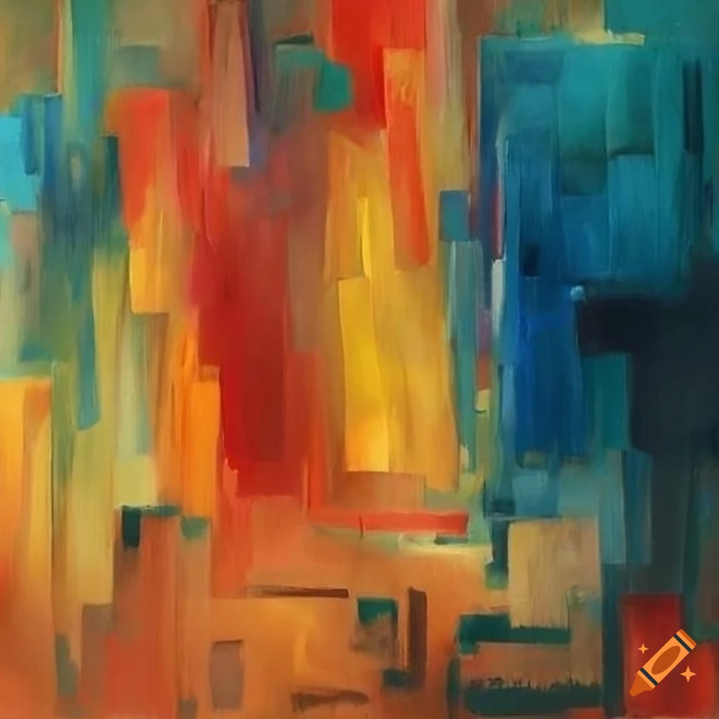 Abstract painting by nikolai suetin in 1922 on Craiyon
