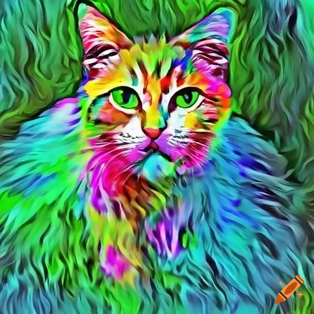 Cat grooming itself