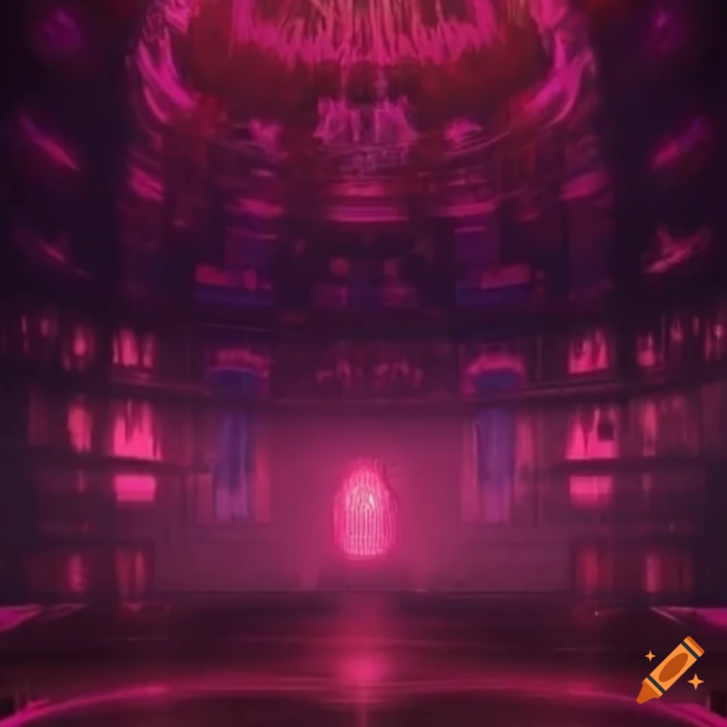 Empty dance floor on Craiyon