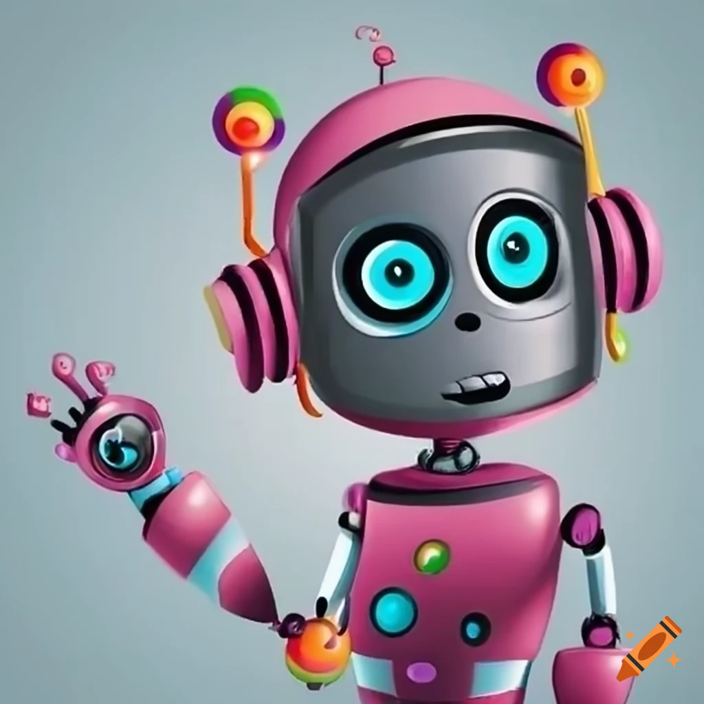 Robot teaching a girl mathematics on Craiyon