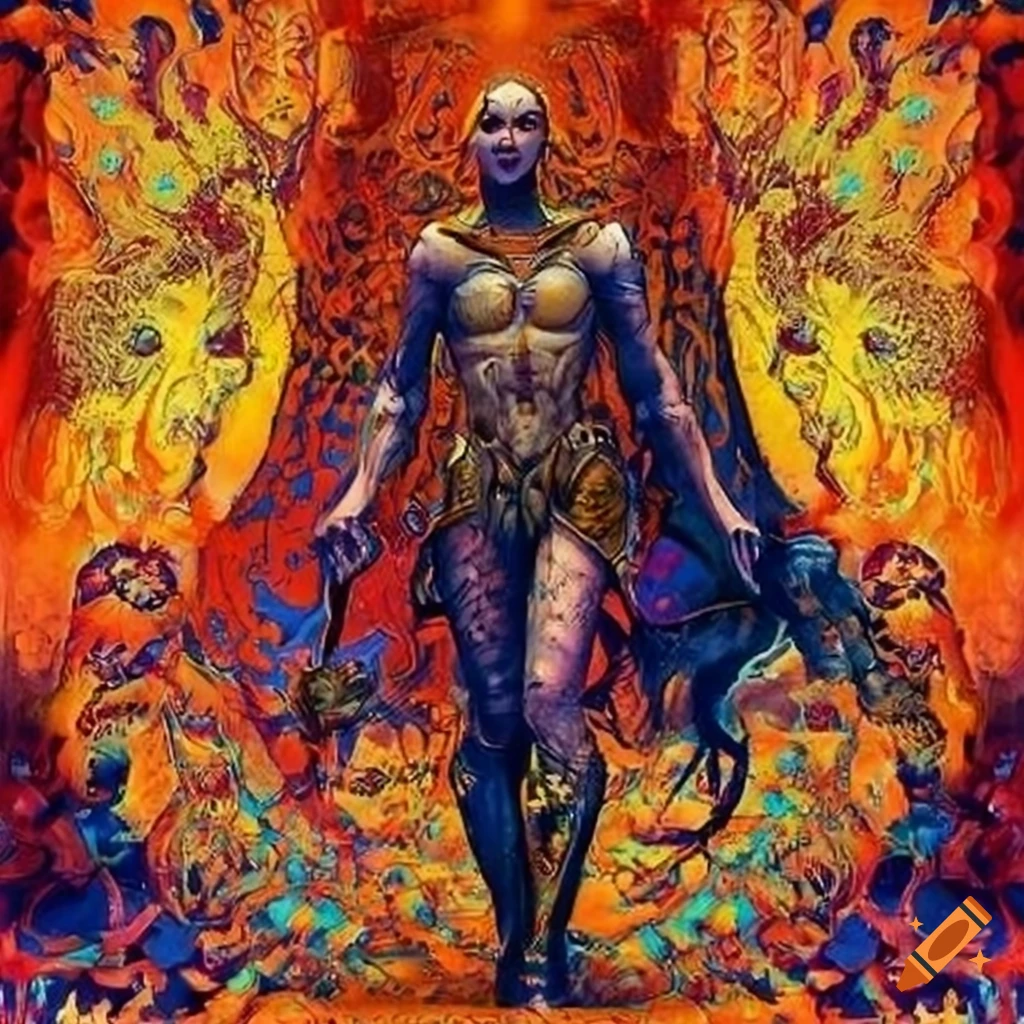 Epic heroes in vibrant fantasy artwork by renowned artists