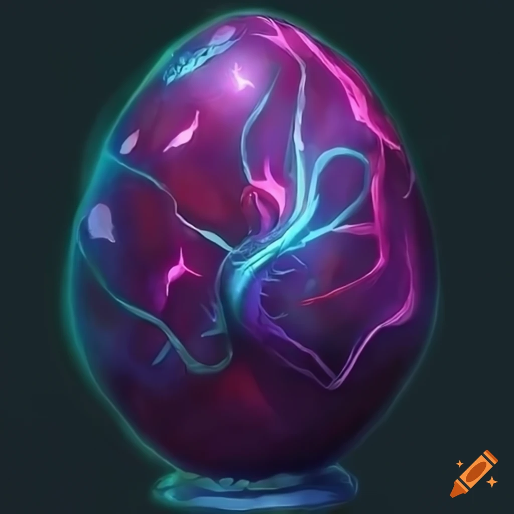 Arcane dragon's eggs on Craiyon