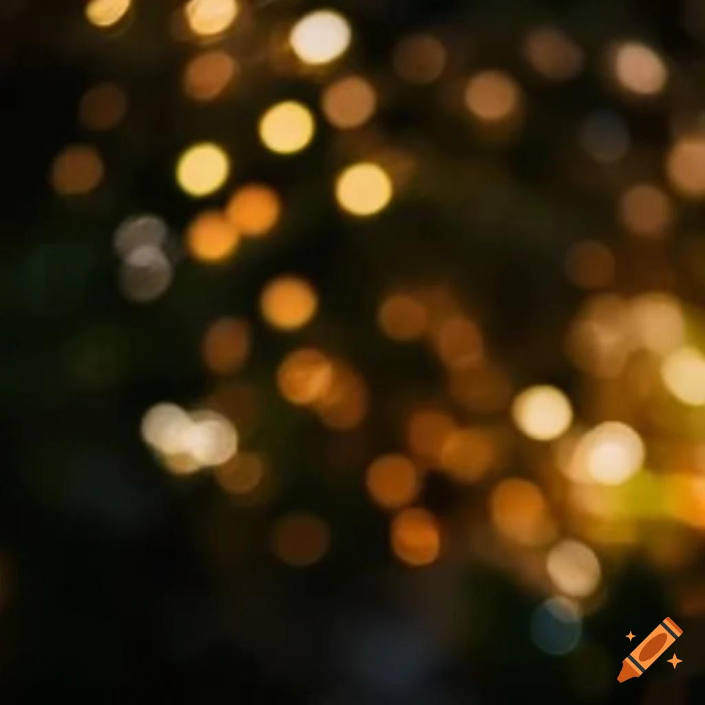Abstract bokeh balls background