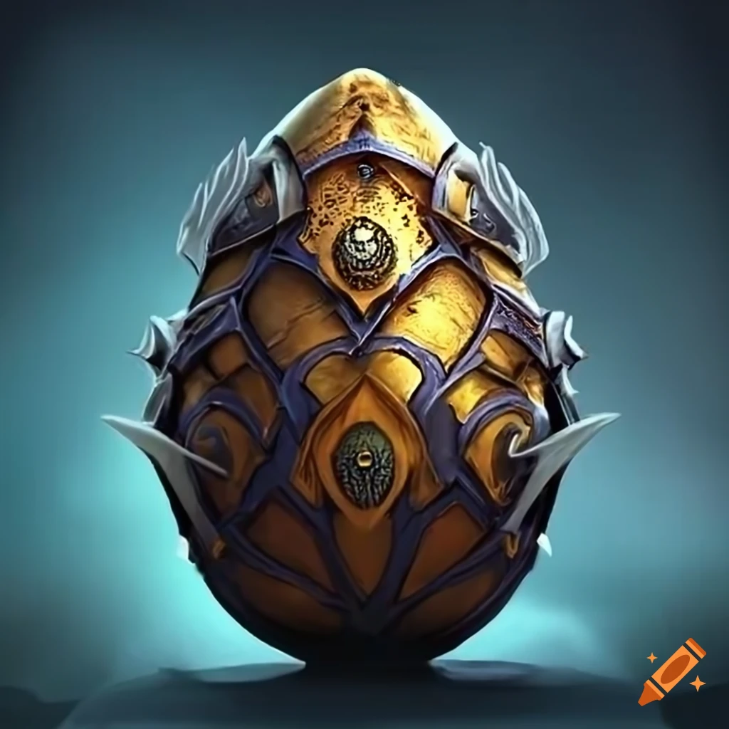 Fantasy armored eggs