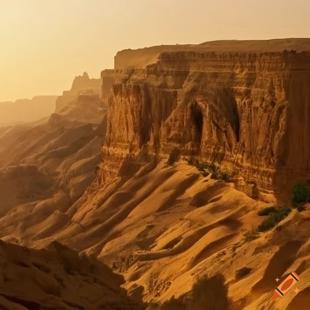 Landscape in southwestern Iran near the Persian Gulf coast