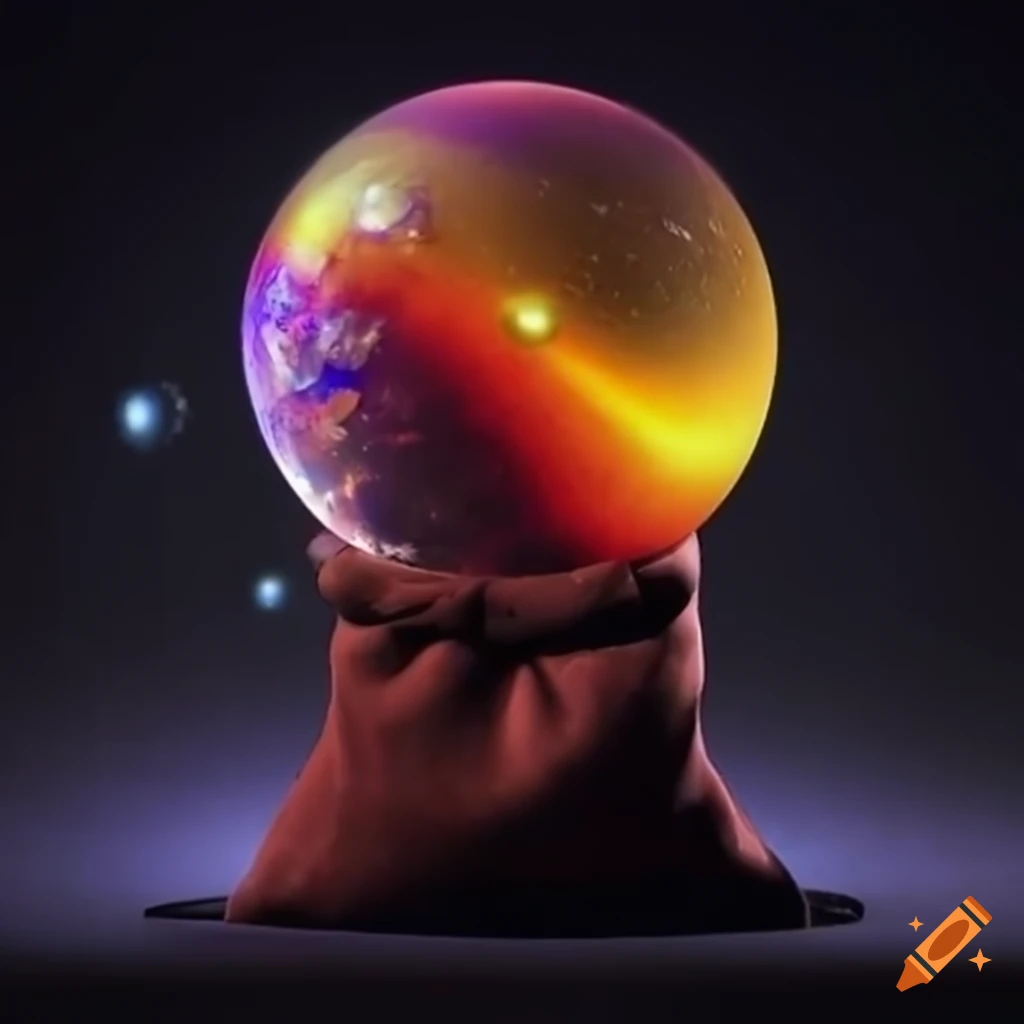 Dynamic sparkling marbles in a stunning galactic game
