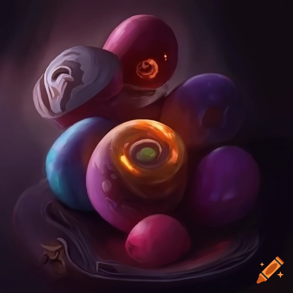 Arcane eggs on Craiyon