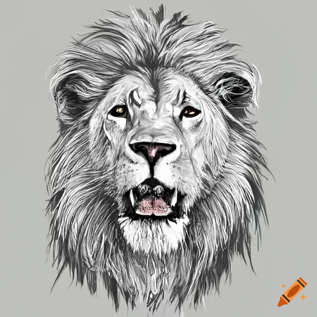 majestic-white-lion-on-craiyon