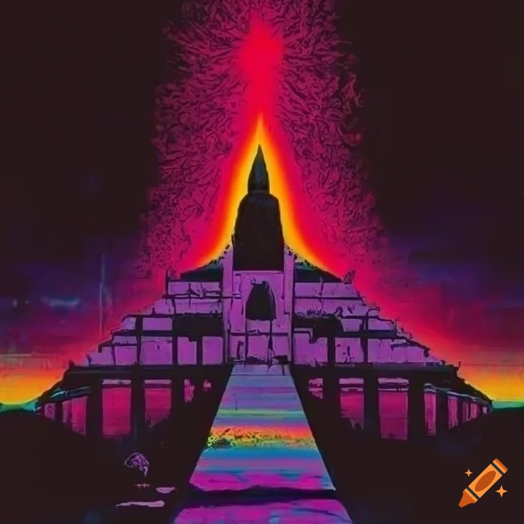 Pink Floyd digital art psychedelic wallpaper