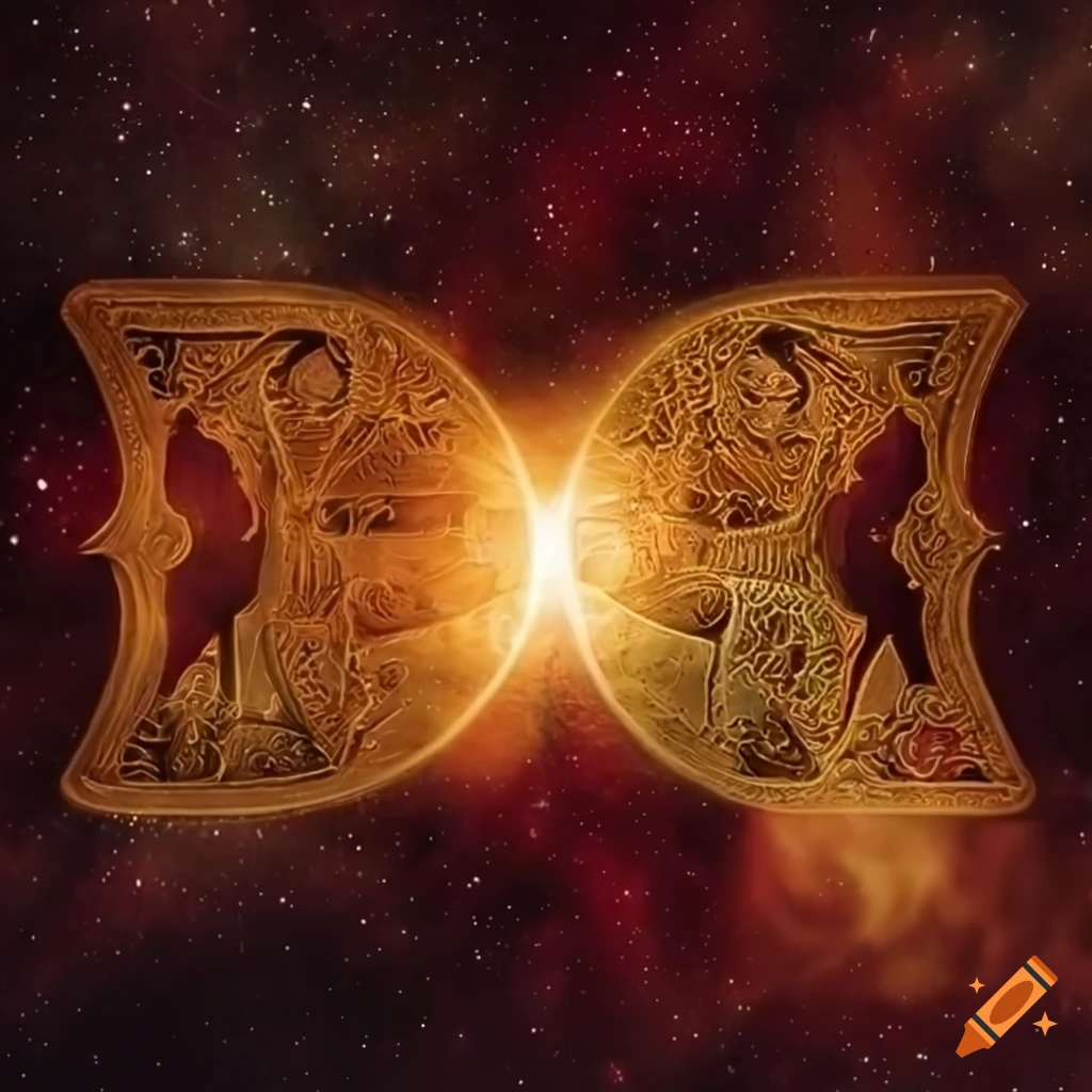 Dragon spirit and astrology at night