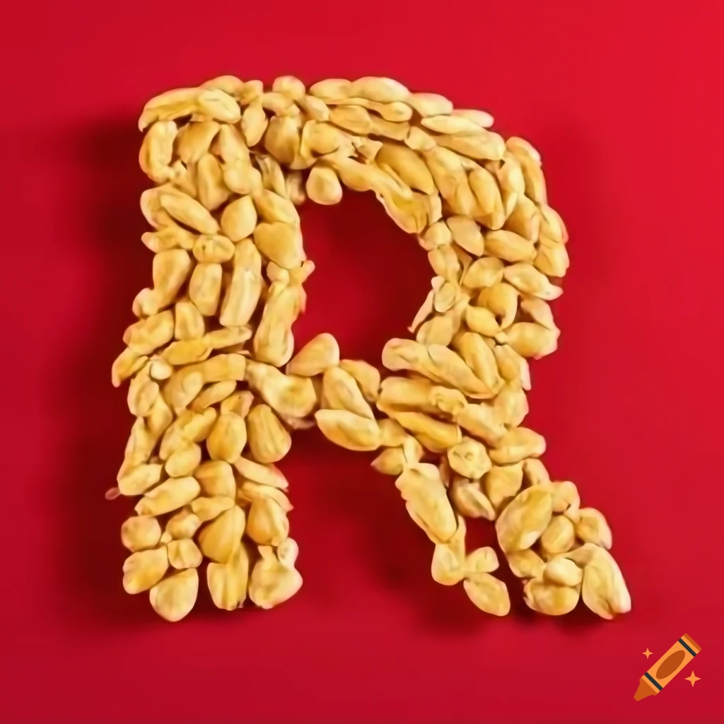 single-yellow-grain-of-wheat-shaped-like-the-letter-b-on-a-red