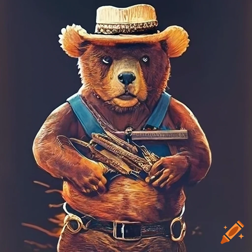 Smokey the bear poster in high definition with stunning lighting on Craiyon