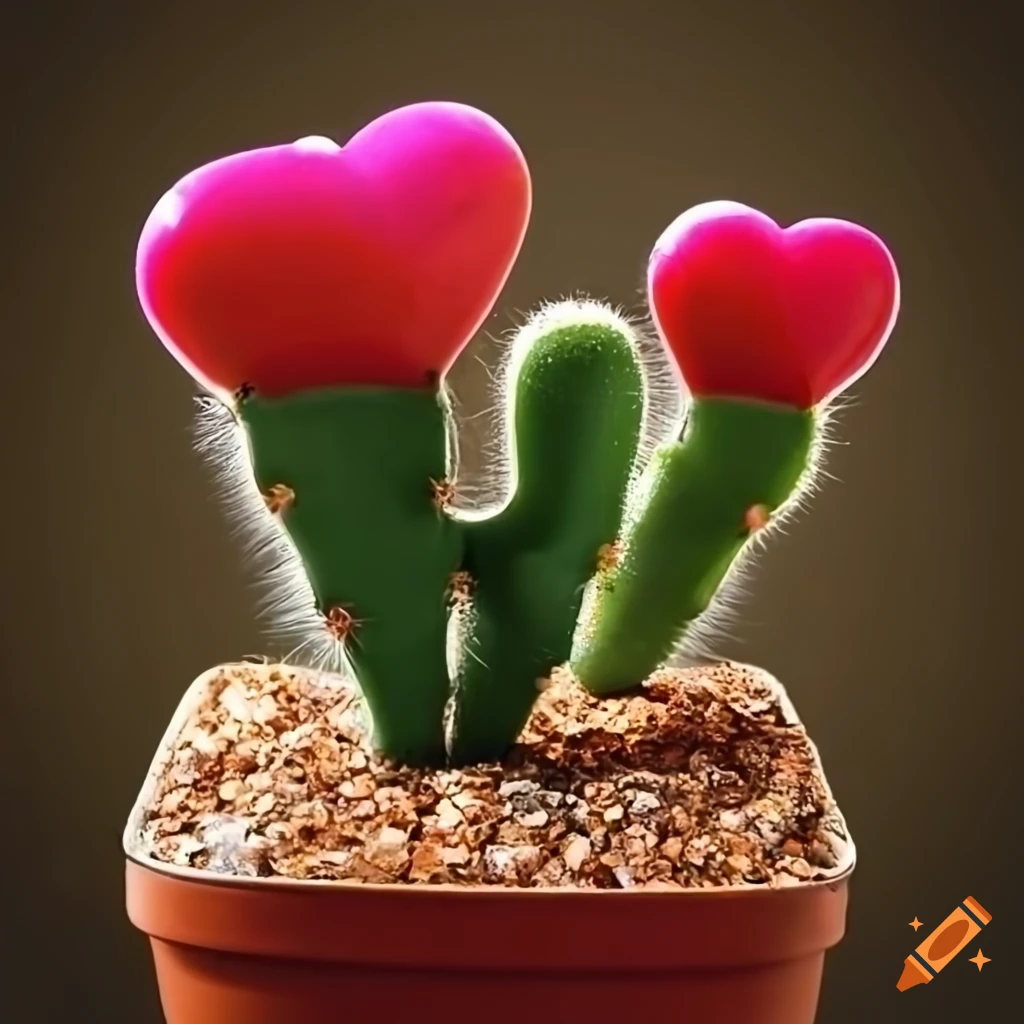 Heart shaped cactus