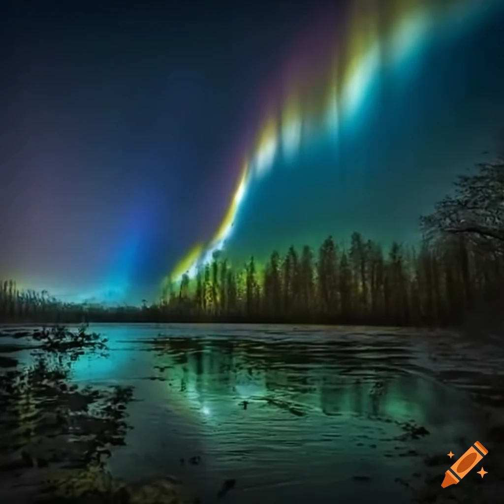Labrador with enchanting moonlit patterns and dynamic shadows