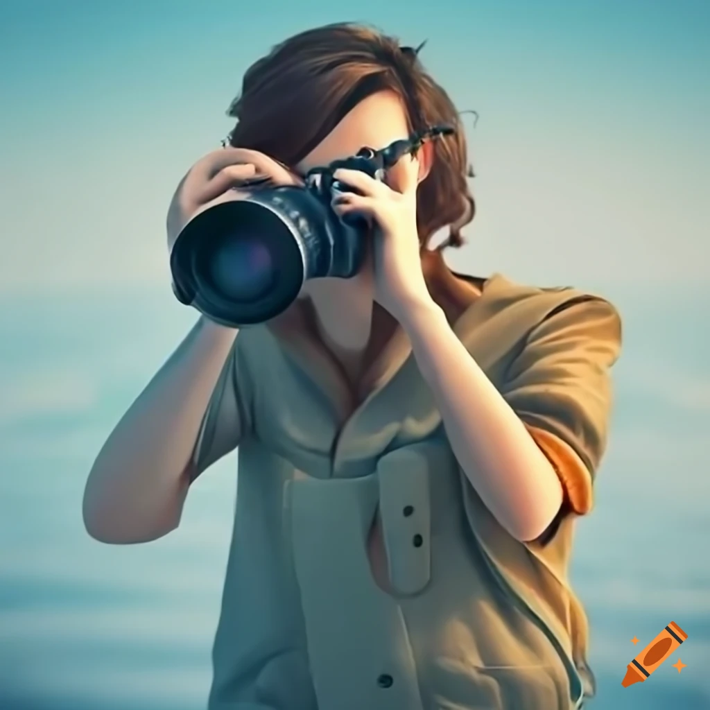 Animated photographer on Craiyon