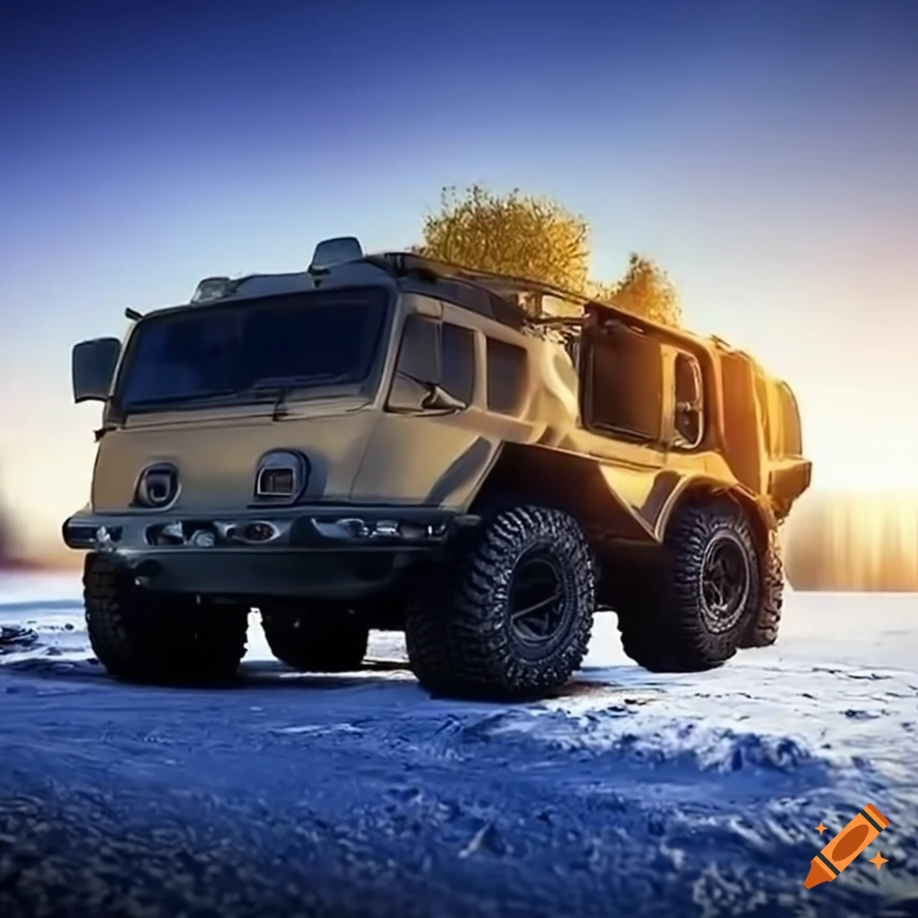 Offroad 8x8 Porsche 997 truck