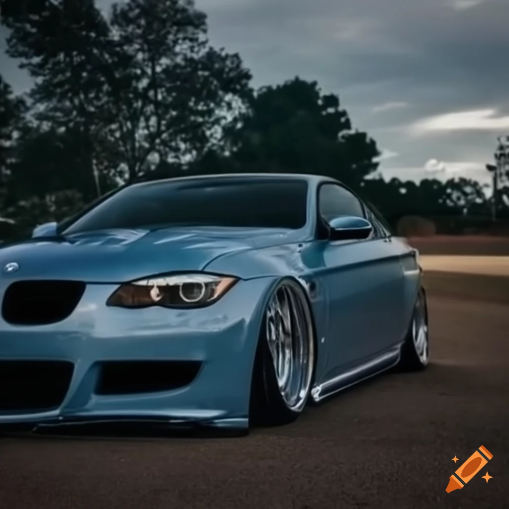 Car with custom e92 body kit on Craiyon