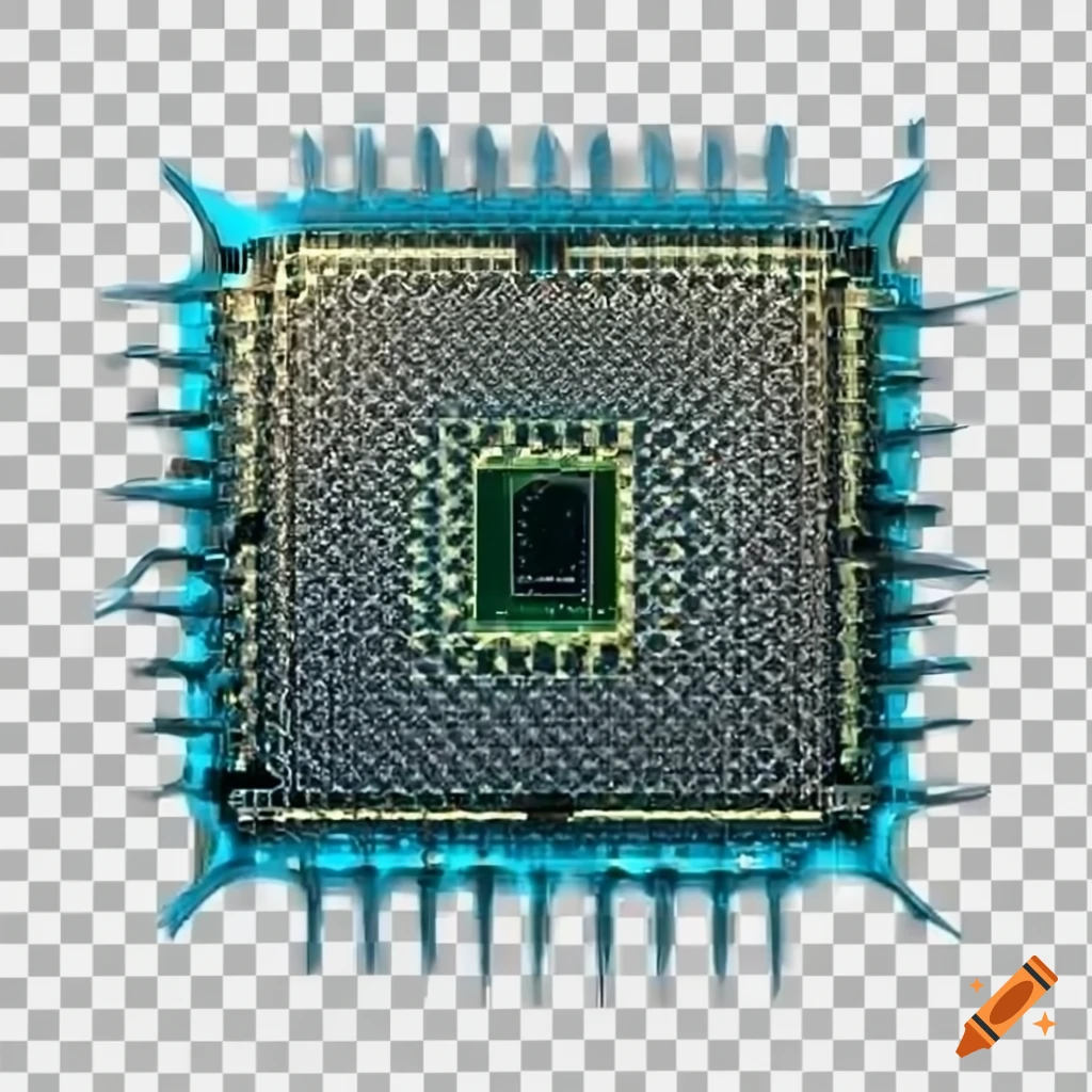 Cpu on transparent background on Craiyon