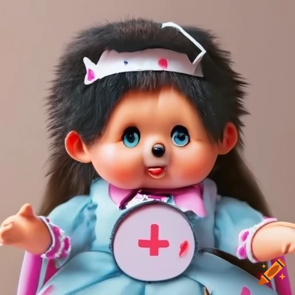 50th birthday celebration with nurse, cats, barn owl, and MONCHHICHI
