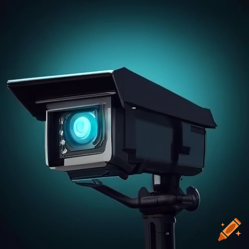 Sci fi cctv camera on craiyon