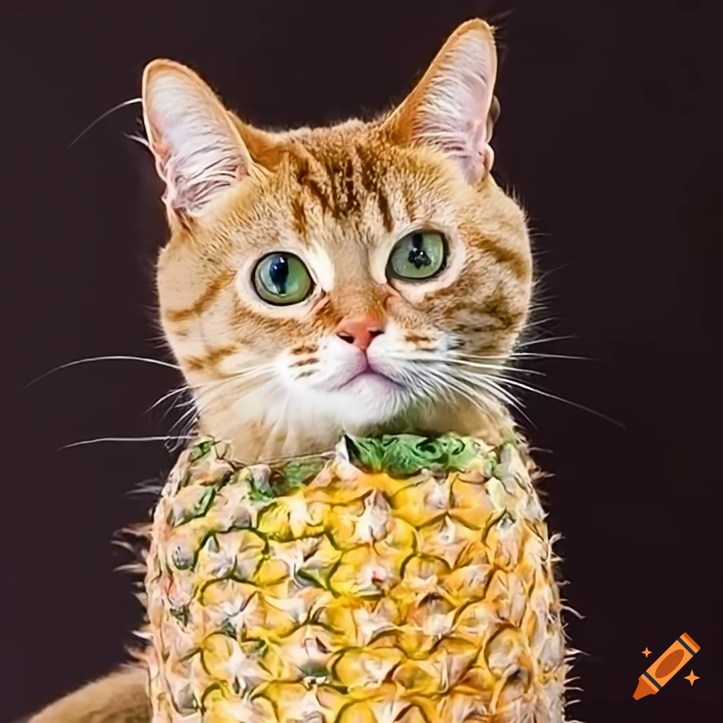 Pineapple breed of cat " on Craiyon