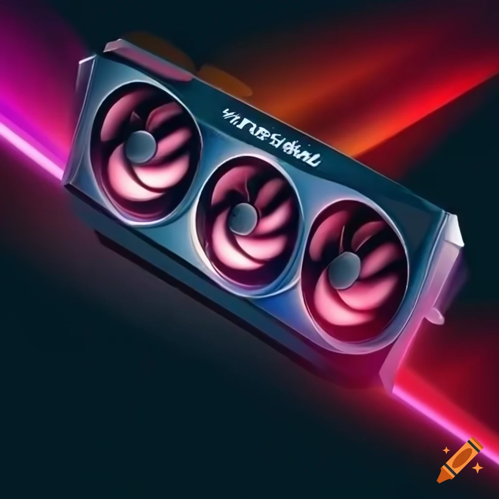 Graphics Cards on transparent background