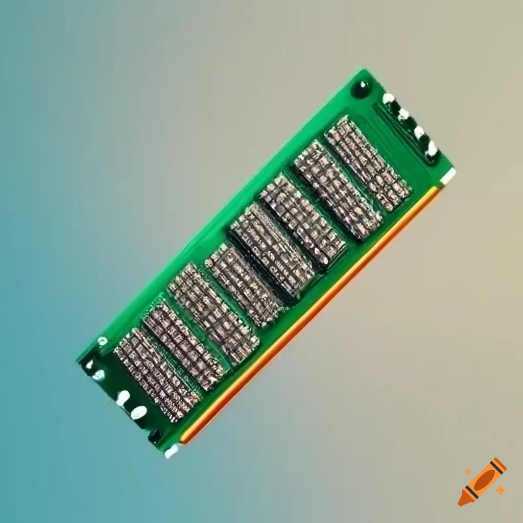 Transparent background RAM (Random Access Memory)
