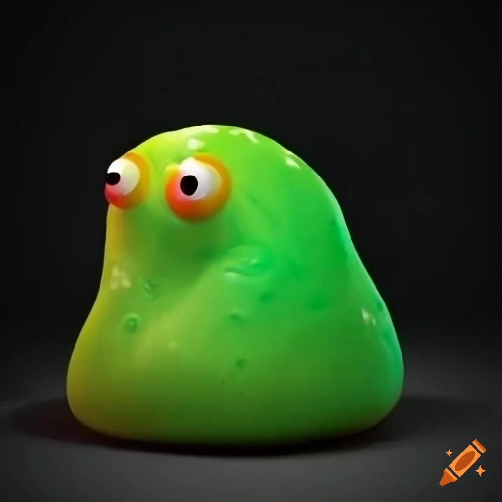 Slimy blob Alchemical creature with a cute but gross appearance