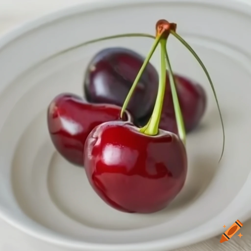 Cherry fruit on Craiyon