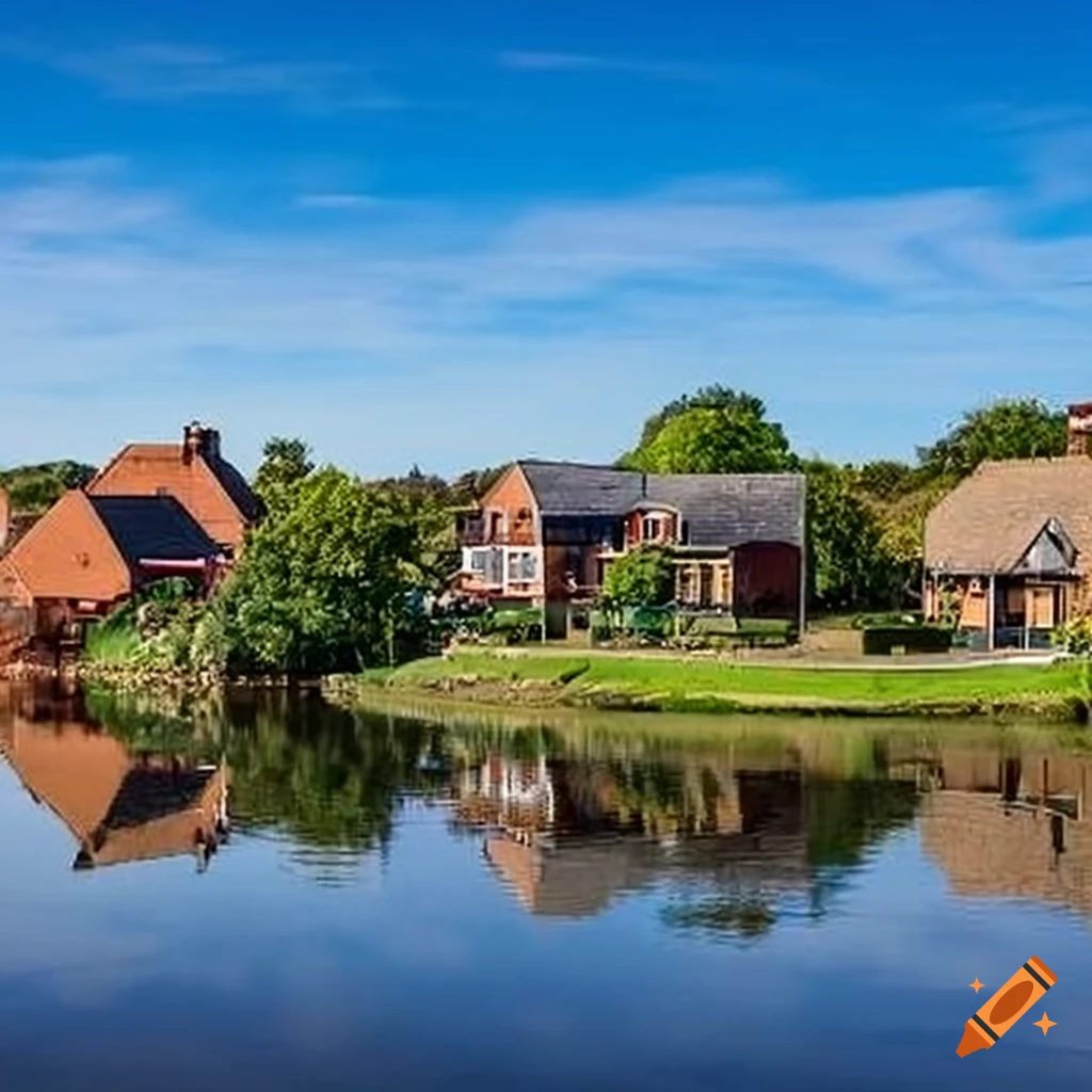 Waterside village