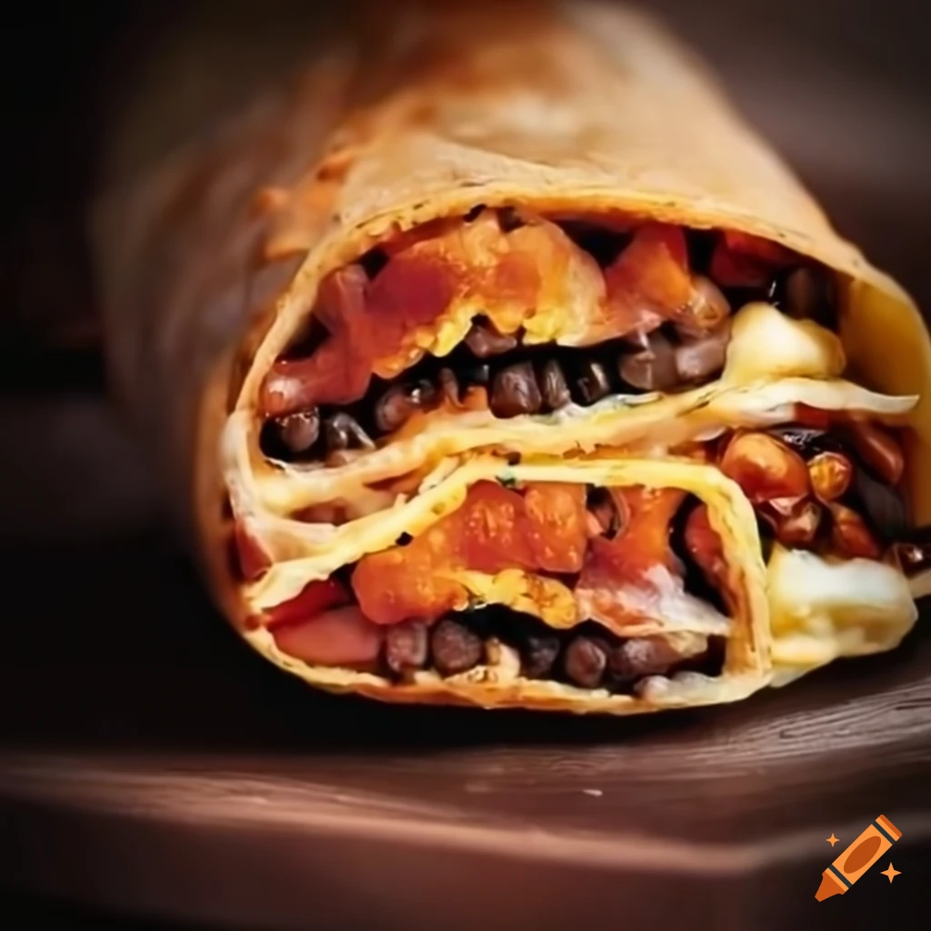 Delicious burrito