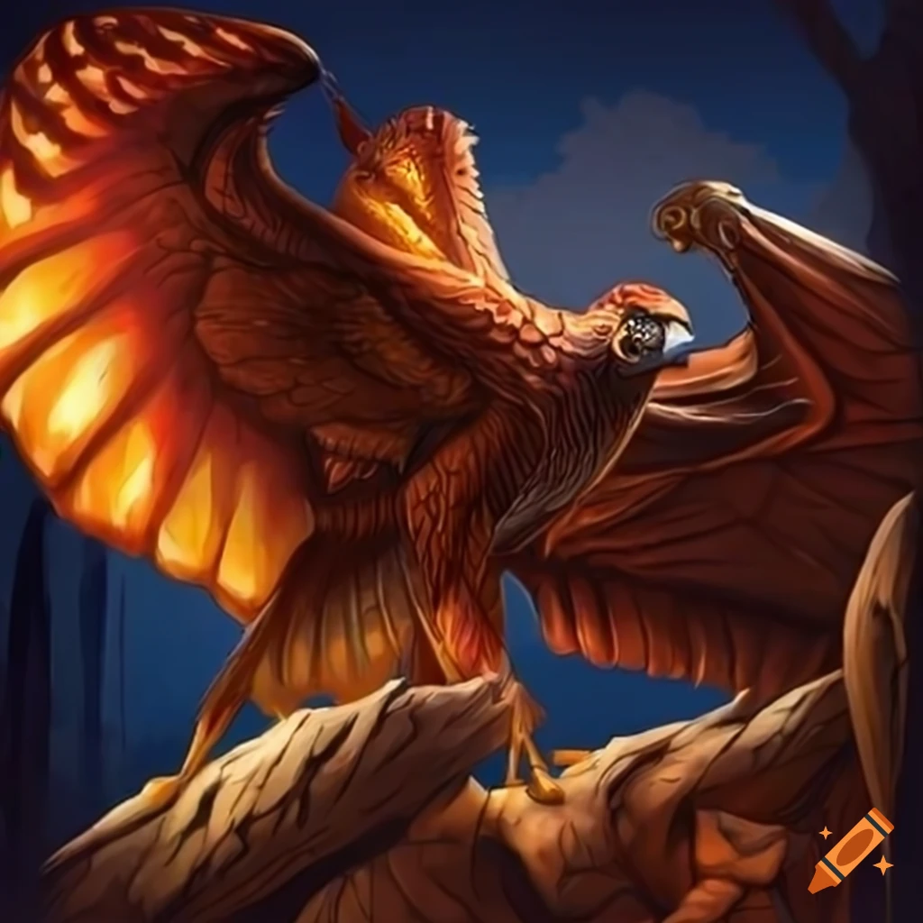 Dragon hawk on Craiyon