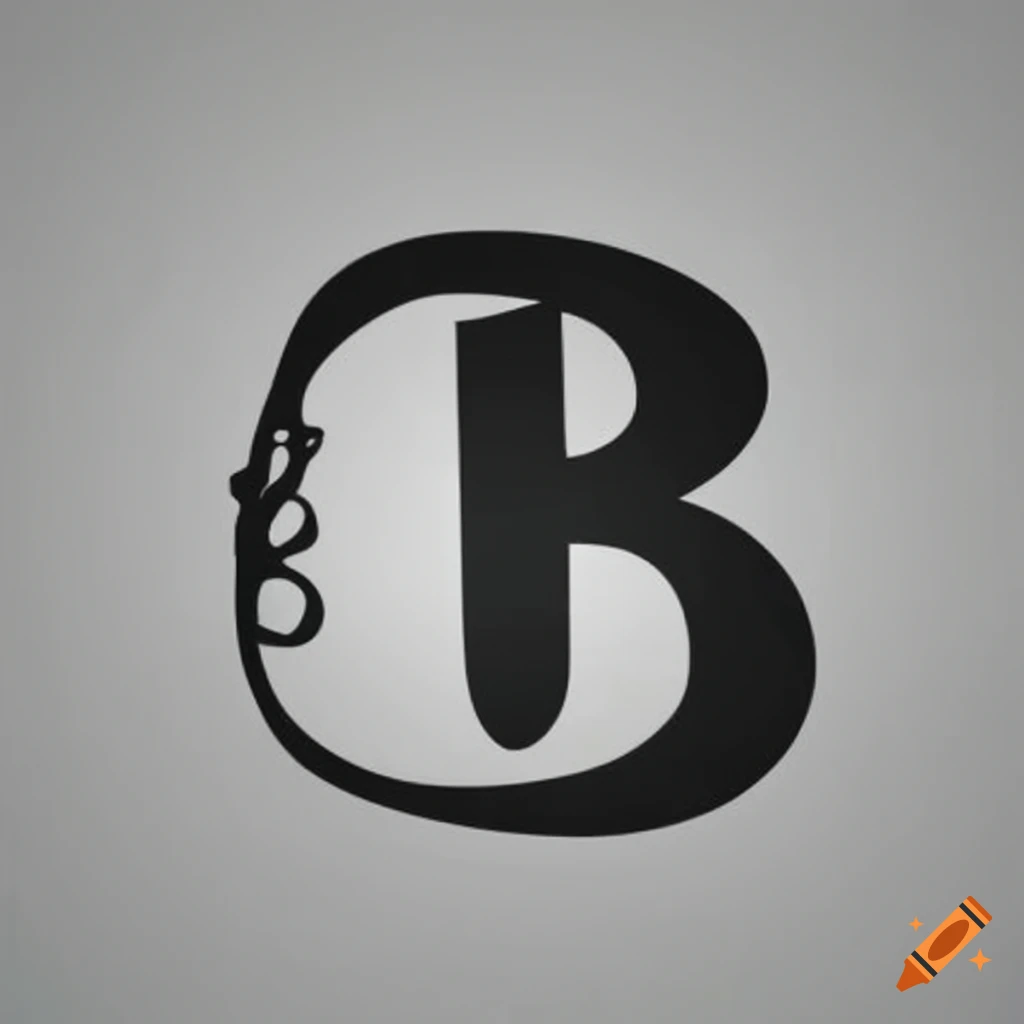 Cleverly designed professional letter b and e on Craiyon