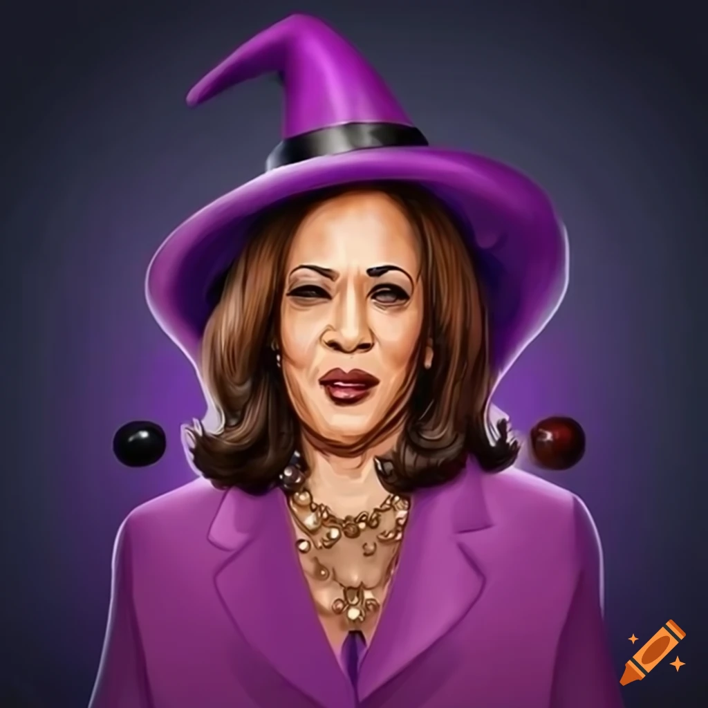 comical-portrait-of-kamala-harris-as-a-fantasy-witch-with-potions-on