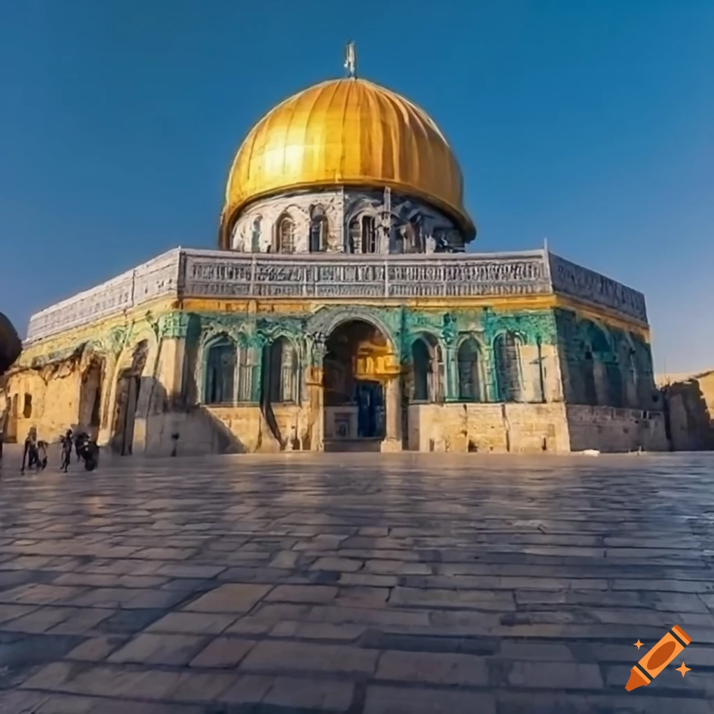 Colorful high-resolution image of Jerusalem at midday
