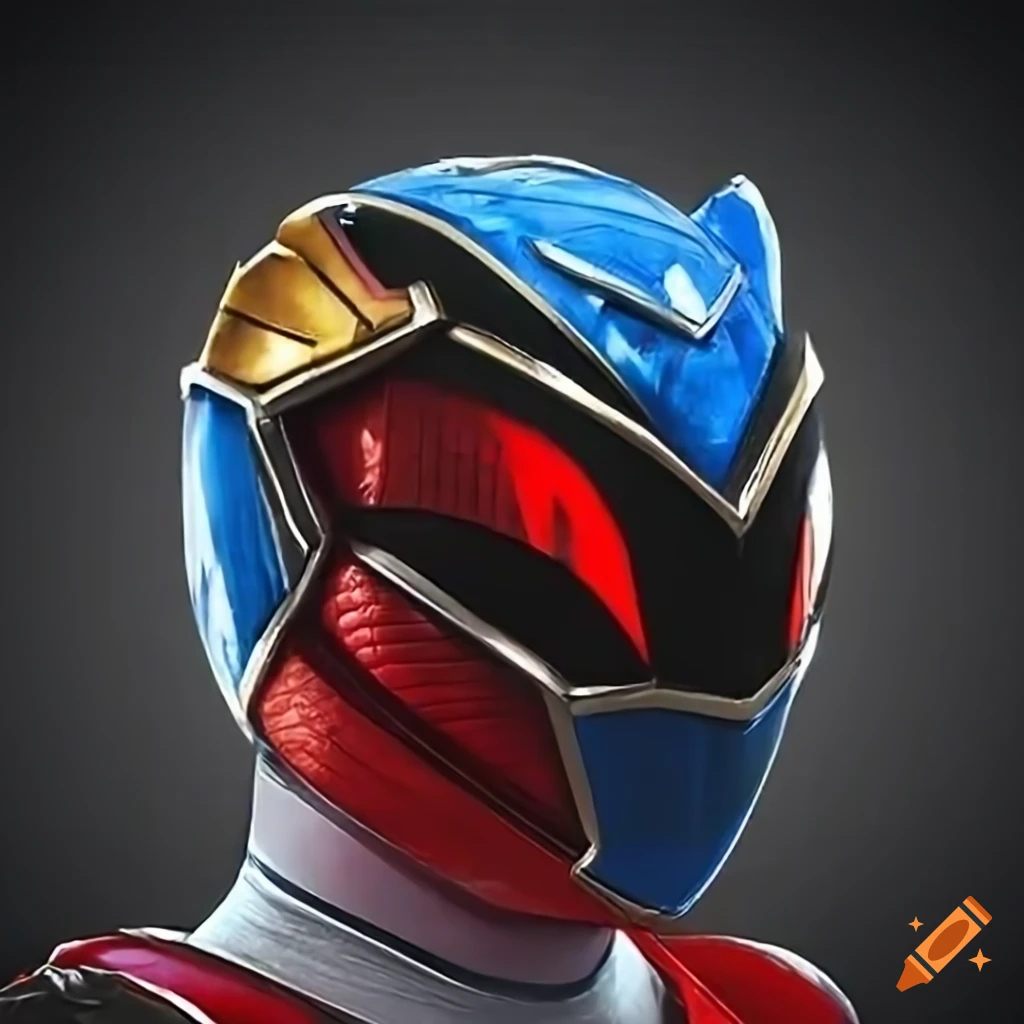 Dragon inspired power rangers helmet with a dragon vibe in 4k ...