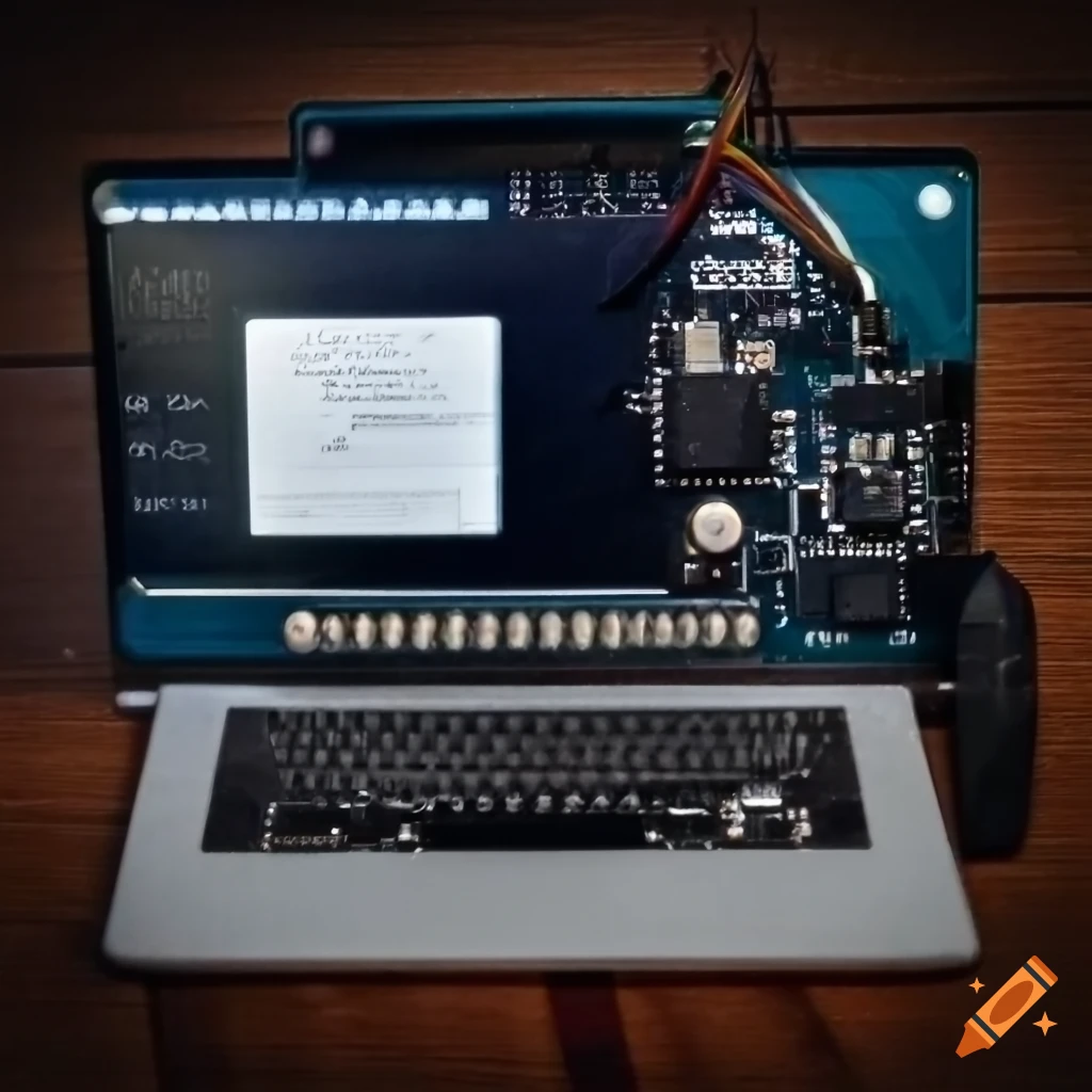Arduino Uno R3 microcontroller board on Craiyon