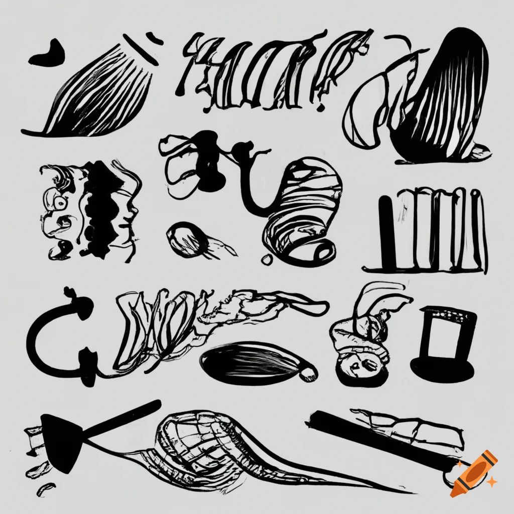 Structure symbols in ink