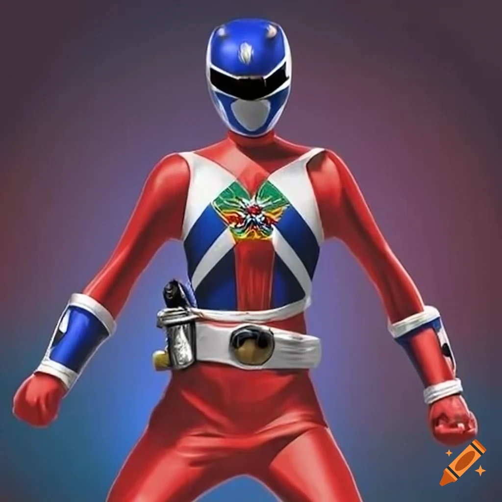 Power Rangers inspired by Haitian culture and history incorporating elements of the Haitian flag