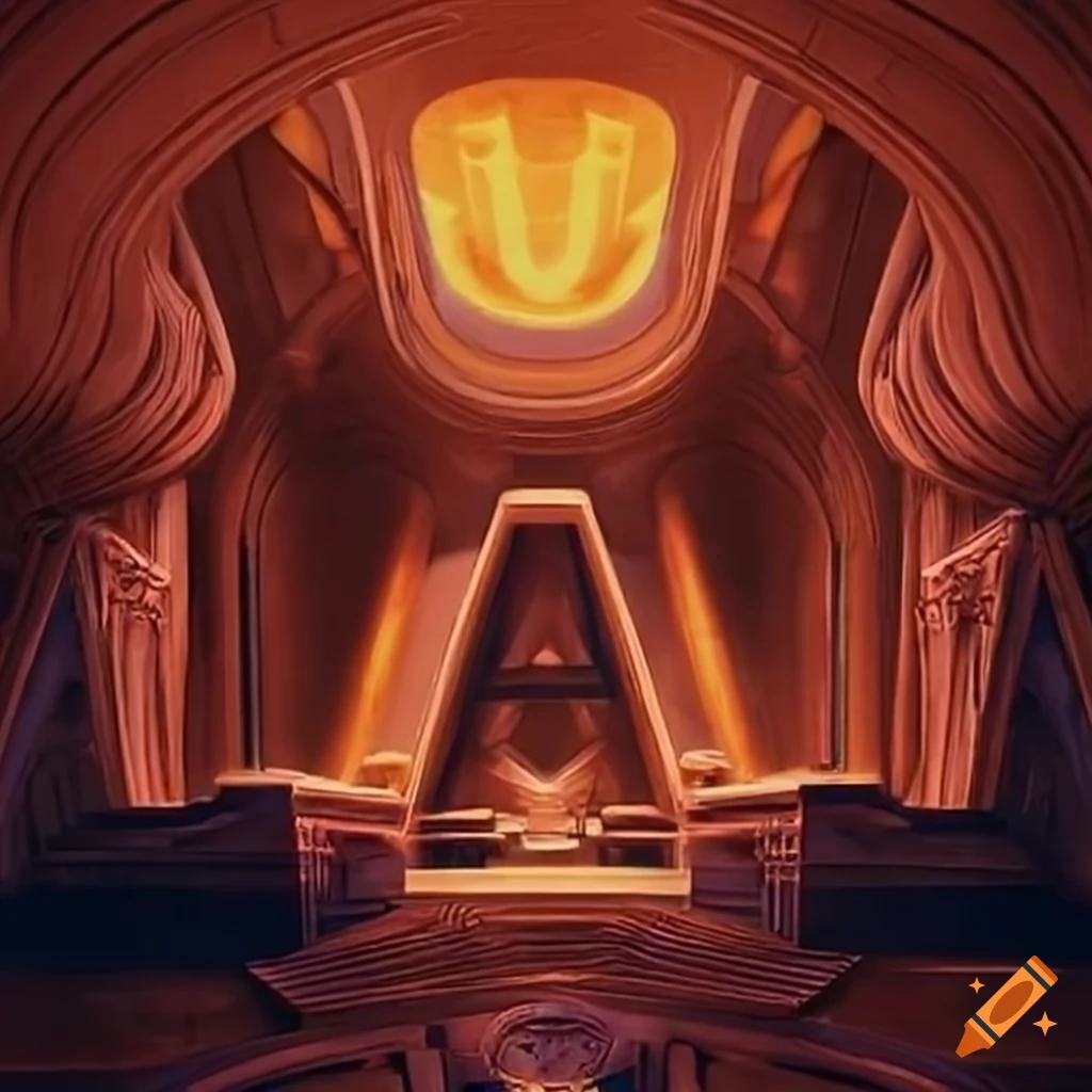 1970's sci-fi inside throne hall castle on mars on Craiyon