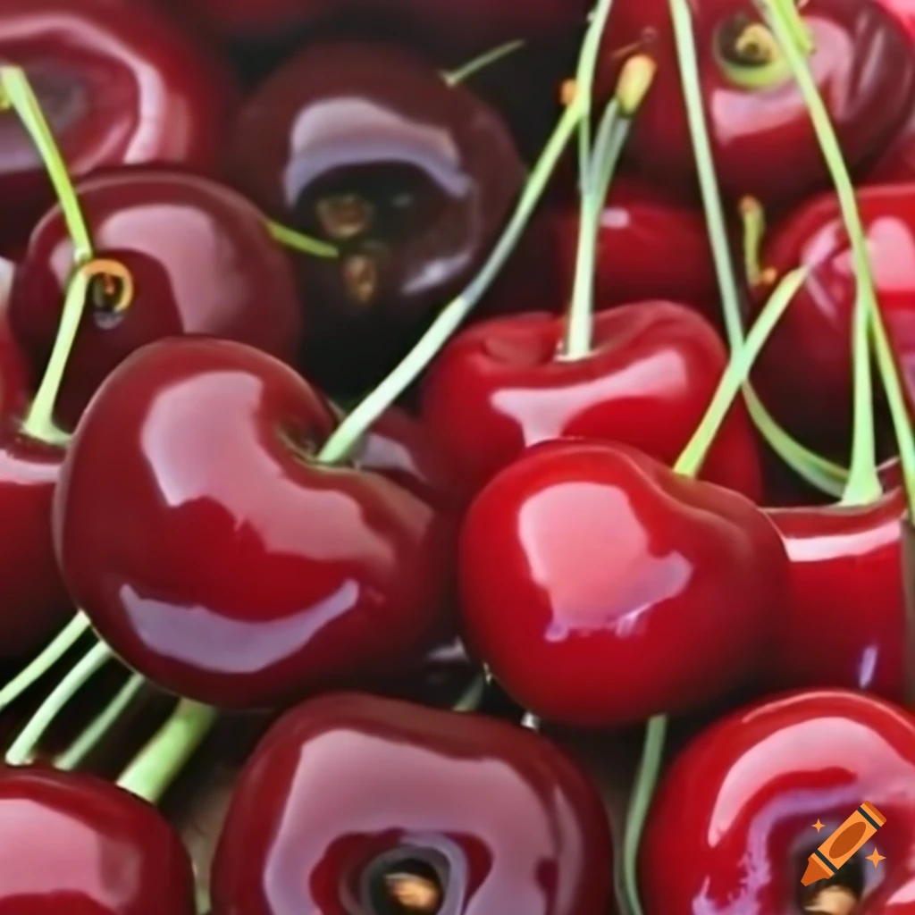 Cherry fruit on Craiyon