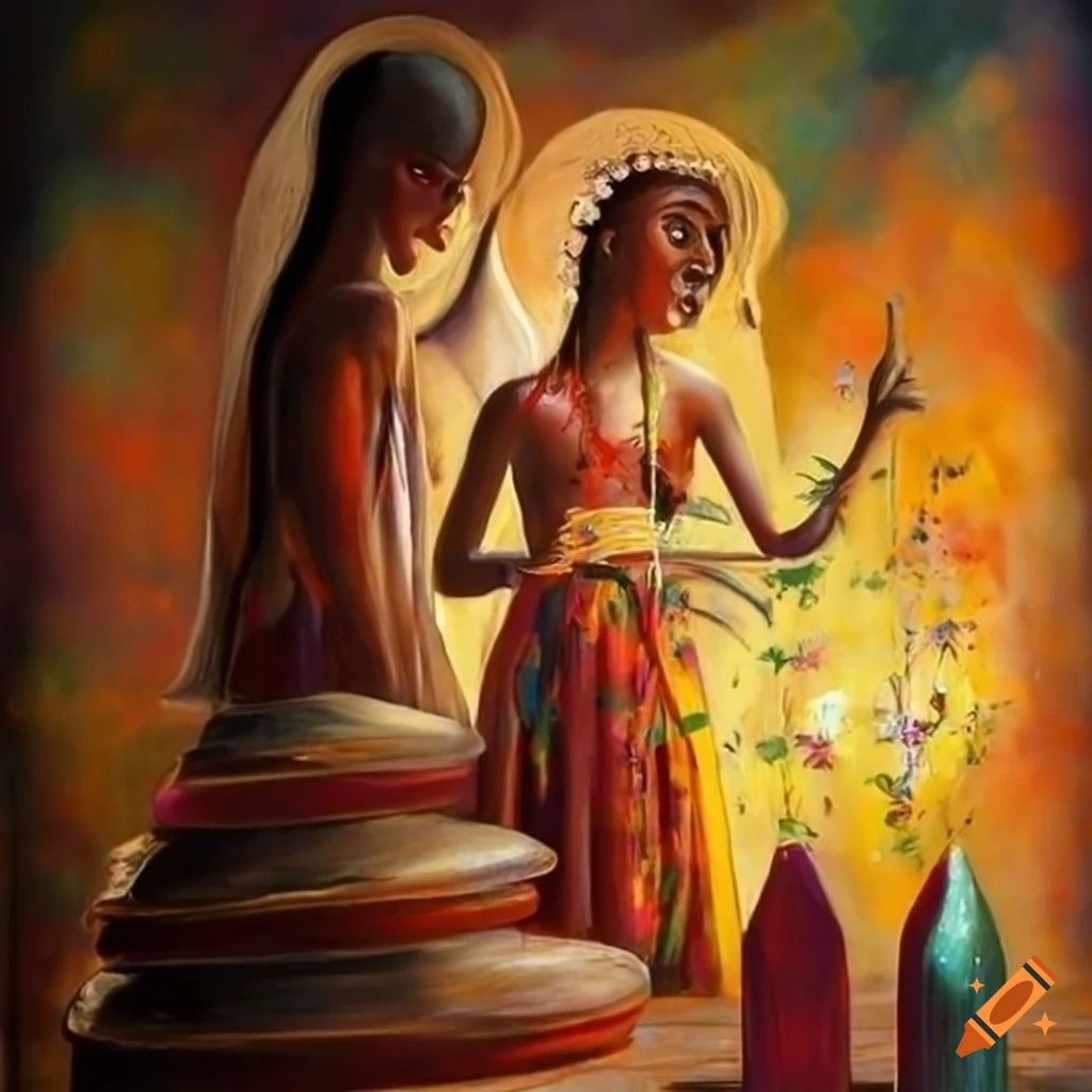 Art inspired by international traditions