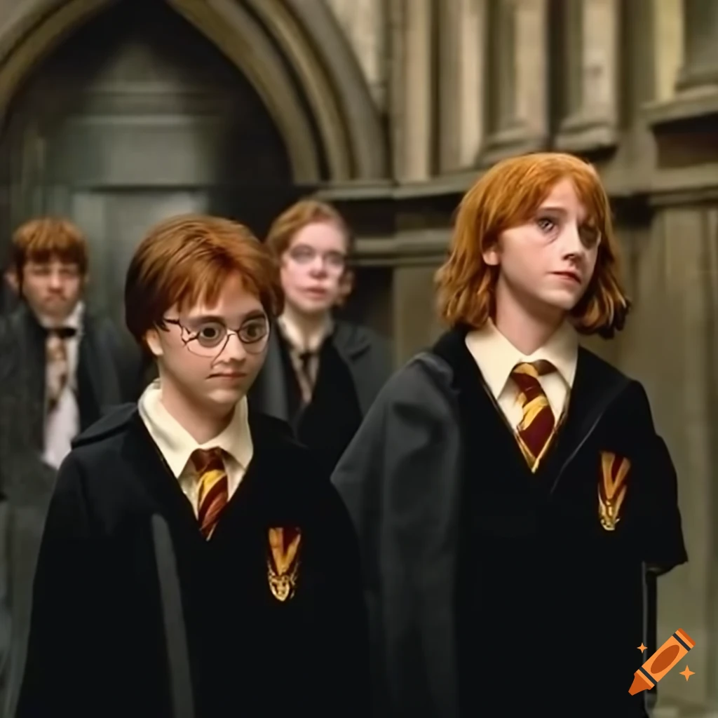 Hermione granger, ron weasley and harry potter on Craiyon